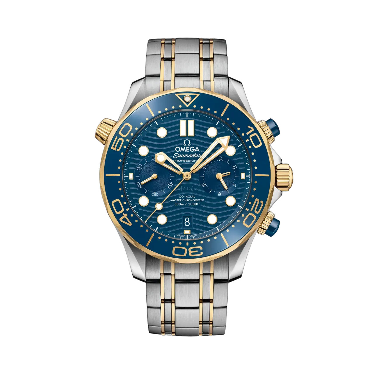 Omega Seamaster Diver 300M 44 mm Steel - Yellow Gold 21020445103001