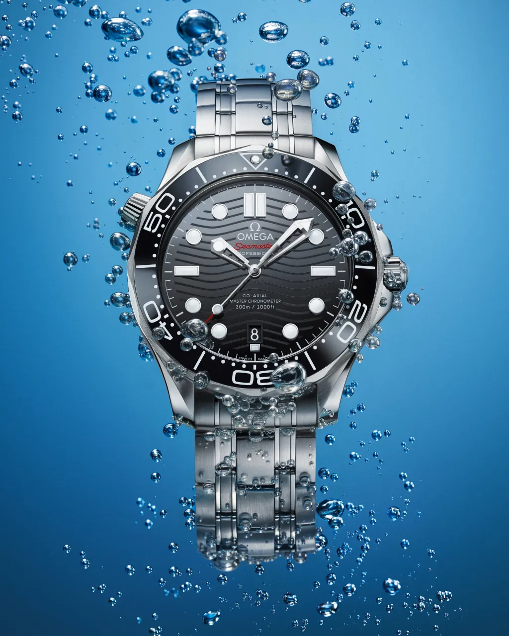 Omega Seamaster Diver 300M Otomatik Siyah 21030422001001 detay görseli 3