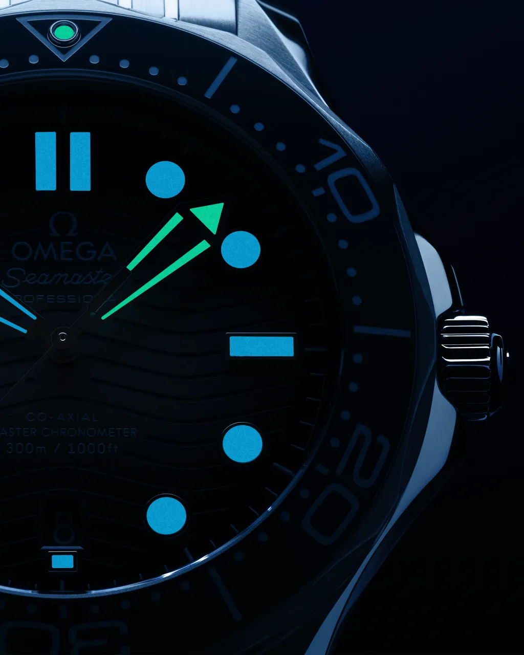 Omega Seamaster Diver 300M Blue Otomatik 21030422003003 detay görseli 4