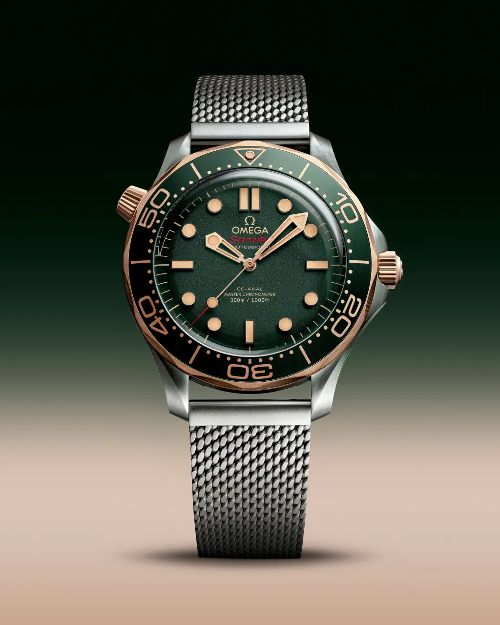 Omega Seamaster Diver 300M Titanium Bronze Gold 21090422010001 detay görseli 2