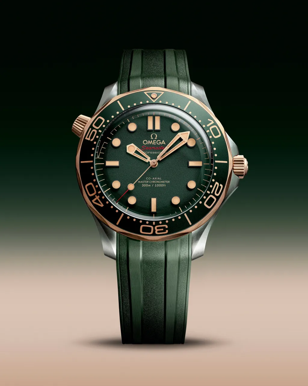Omega Seamaster Diver 300M Titanium Bronze Gold Otomatik 21092422010001 detay görseli 2