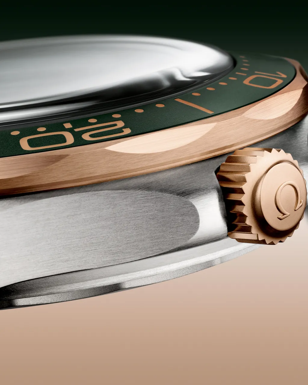 Omega Seamaster Diver 300M Titanium Bronze Gold Otomatik 21092422010001 detay görseli 5