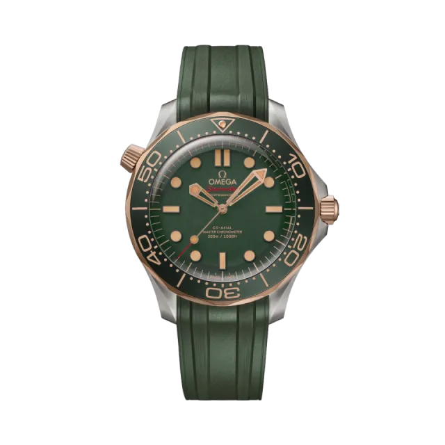 Beğenmek için çift tıkla Omega Seamaster Diver 300M Titanium Bronze Gold Otomatik 21092422010001 Görsel 1