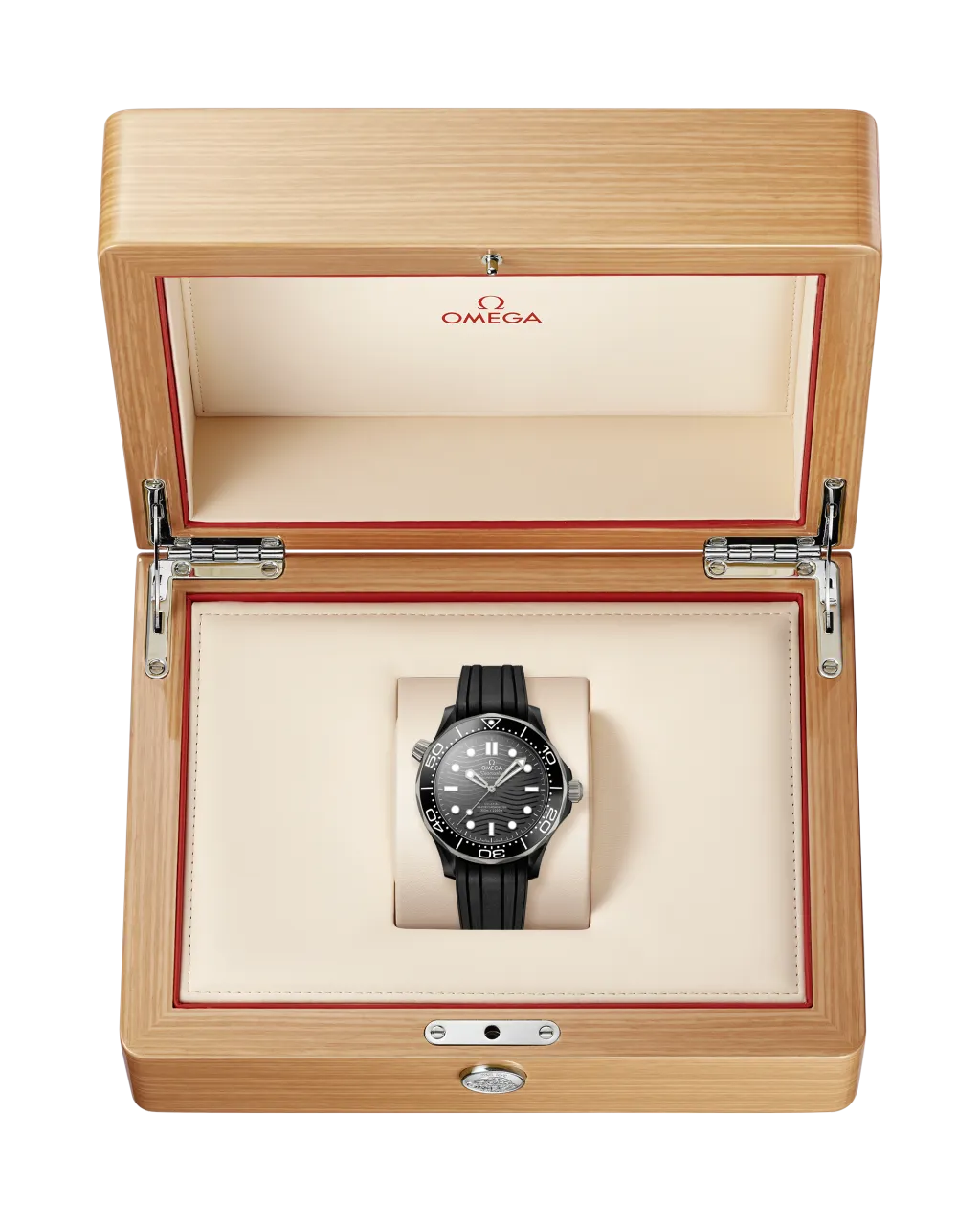 Omega Seamaster Diver 300M Black Ceramic Otomatik 21092442001001 detay görseli 3