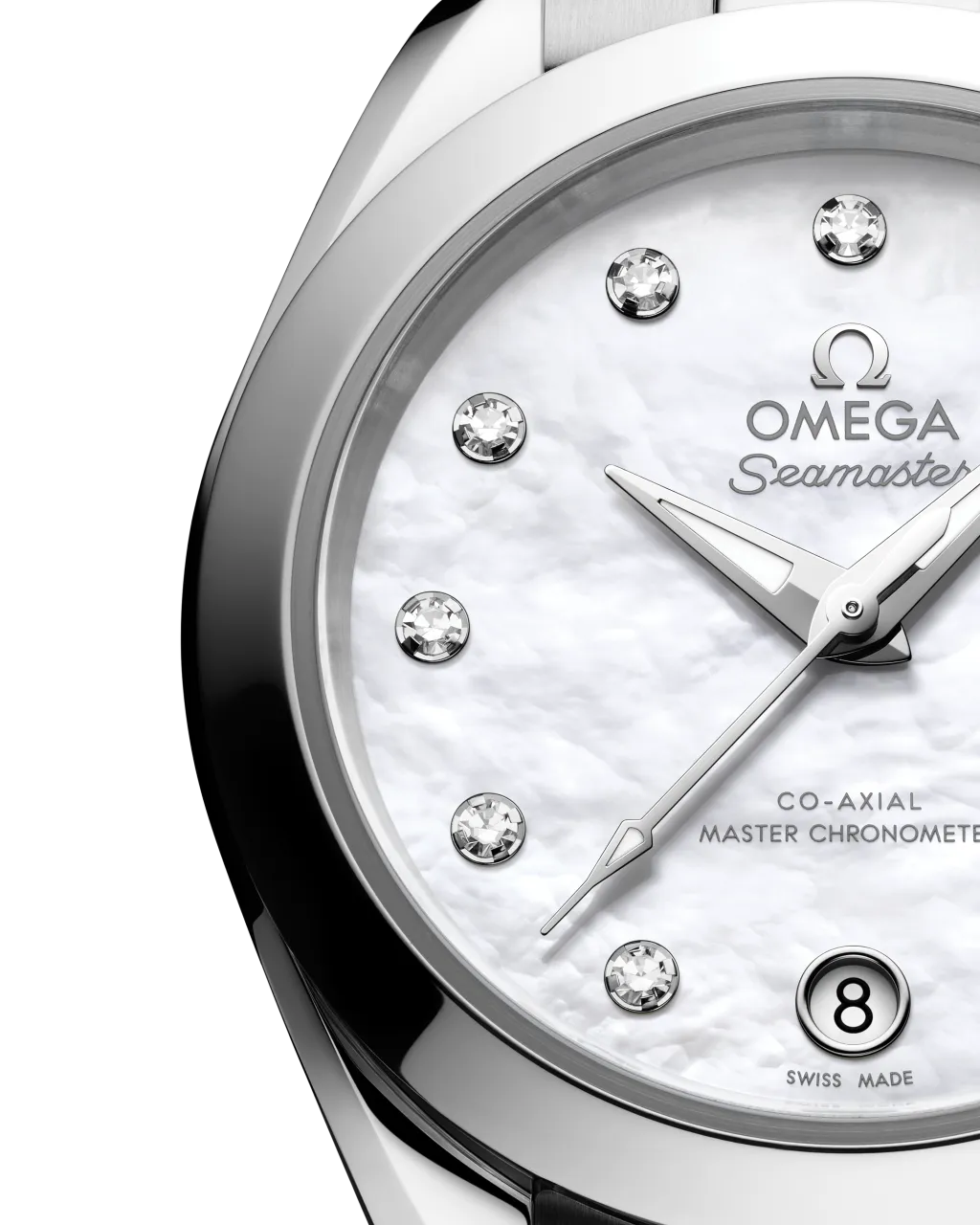 Omega Seamaster Aqua Terra 30 mm White Mother-of-Pearl Otomatik 22010302055001 detay görseli 2