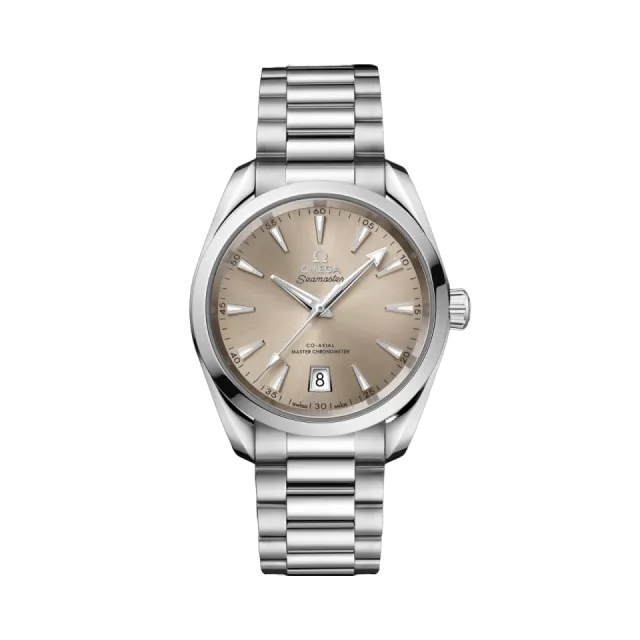 Beğenmek için çift tıkla Omega Seamaster Aqua Terra Shades Otomatik Sandstone 22010382009001 Görsel 1