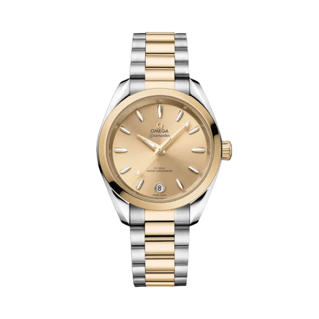 Beğenmek için çift tıkla Omega Seamaster Aqua Terra Shades Moonshine Gold 22020342008001 Görsel 1