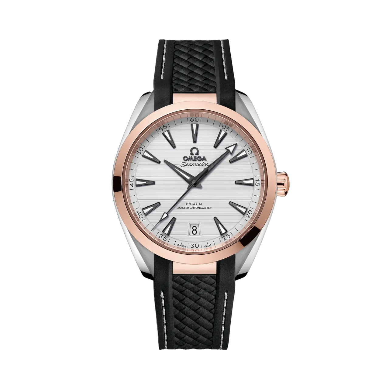 Omega Seamaster Aqua Terra 150M Sedna Gold Rubber Strap 22022412102001