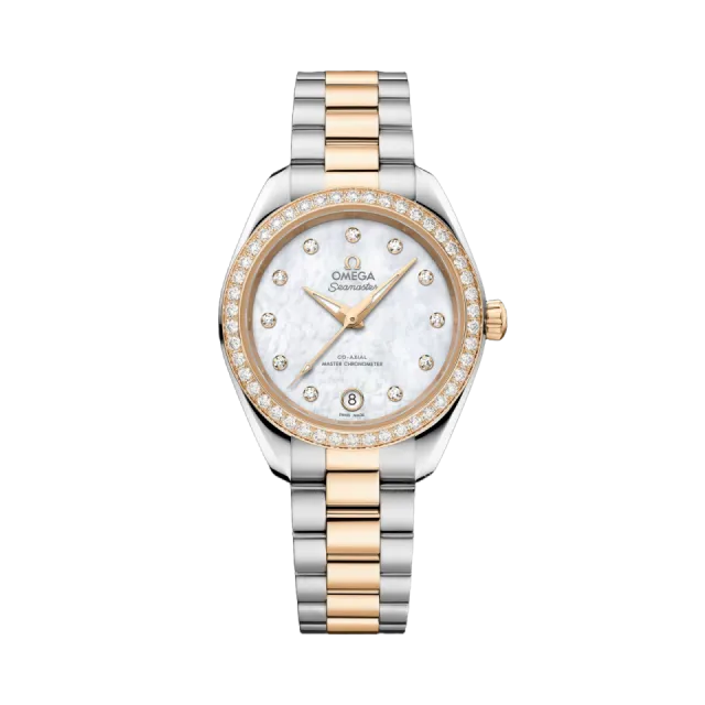Beğenmek için çift tıkla Omega Seamaster Aqua Terra 30 mm Moonshine™ Gold 22025302055001 Görsel 1