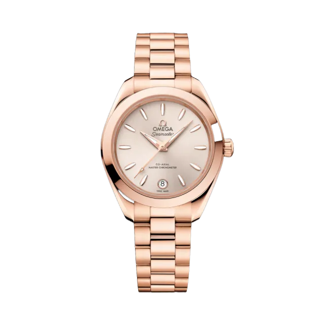 Beğenmek için çift tıkla Omega Seamaster Aqua Terra 150M Sedna Gold 22050302009001 Görsel 1