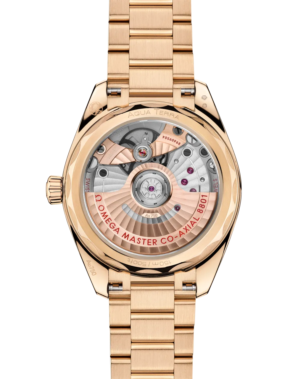 Omega Seamaster Aqua Terra Shades Moonshine Gold 22050342008001 detay görseli 1