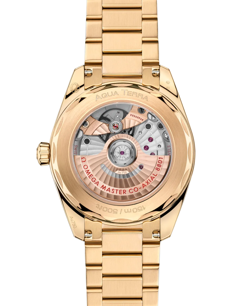 Omega Seamaster Aqua Terra Shades Moonshine Gold 22050382008001 detay görseli 1