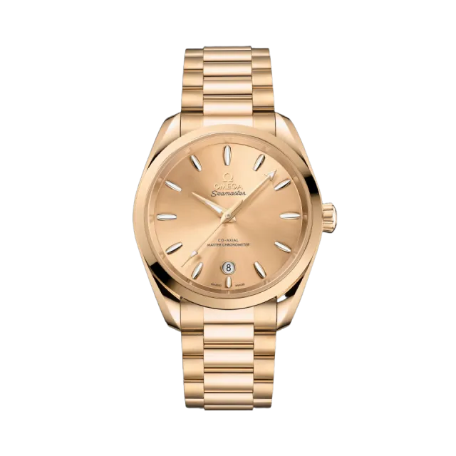 Beğenmek için çift tıkla Omega Seamaster Aqua Terra Shades Moonshine Gold 22050382008001 Görsel 1