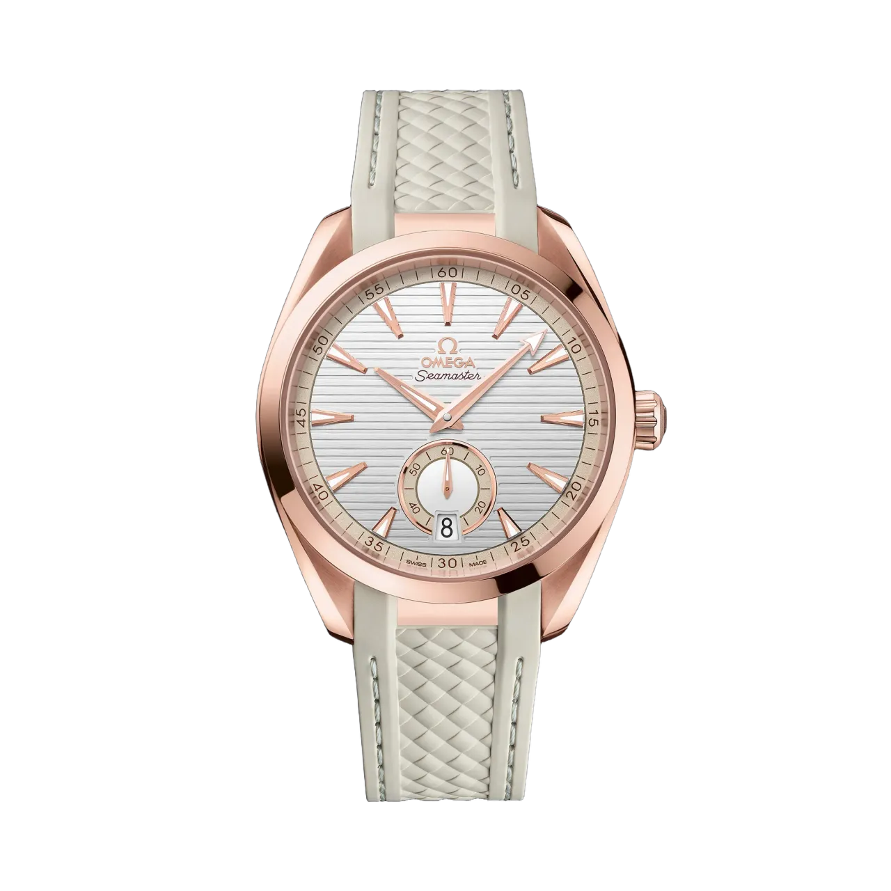 Omega Seamaster Aqua Terra 150M Sedna Gold Rubber Strap 22052412102001