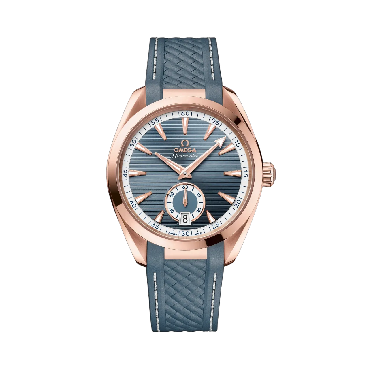 Omega Seamaster Aqua Terra 150M Sedna Gold Rubber Strap 22052412103002