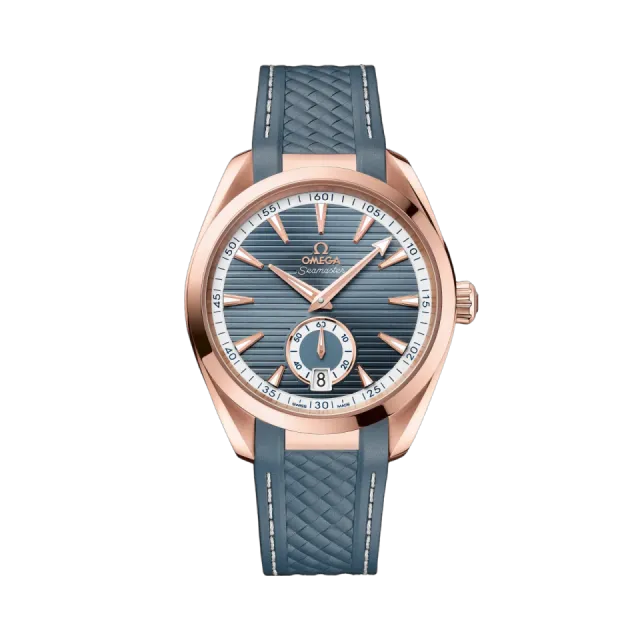 Beğenmek için çift tıkla Omega Seamaster Aqua Terra 150M Sedna Gold Rubber Strap 22052412103002 Görsel 1