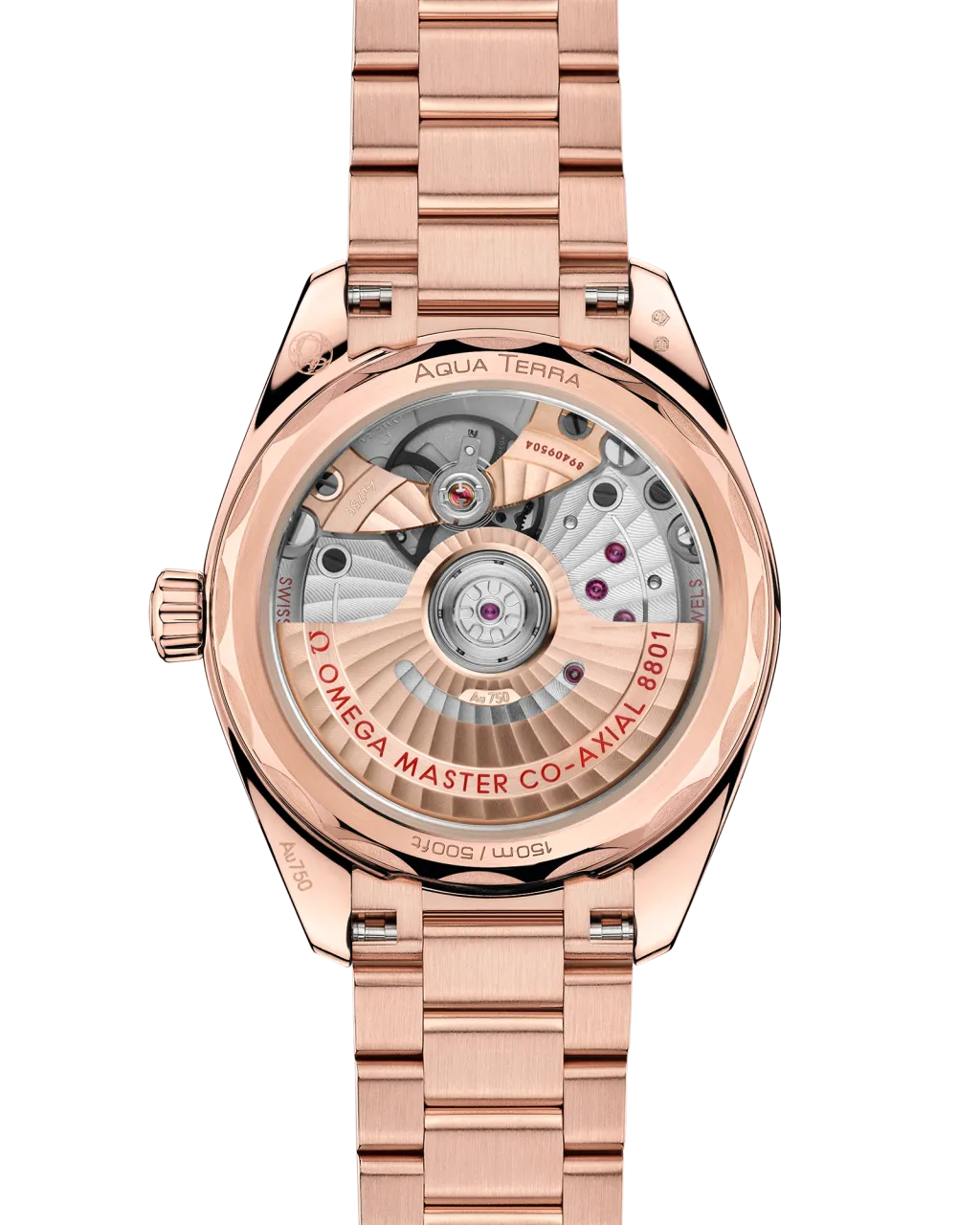 Omega Seamaster Aqua Terra Shades Sedna Gold 22055342060001 detay görseli 1