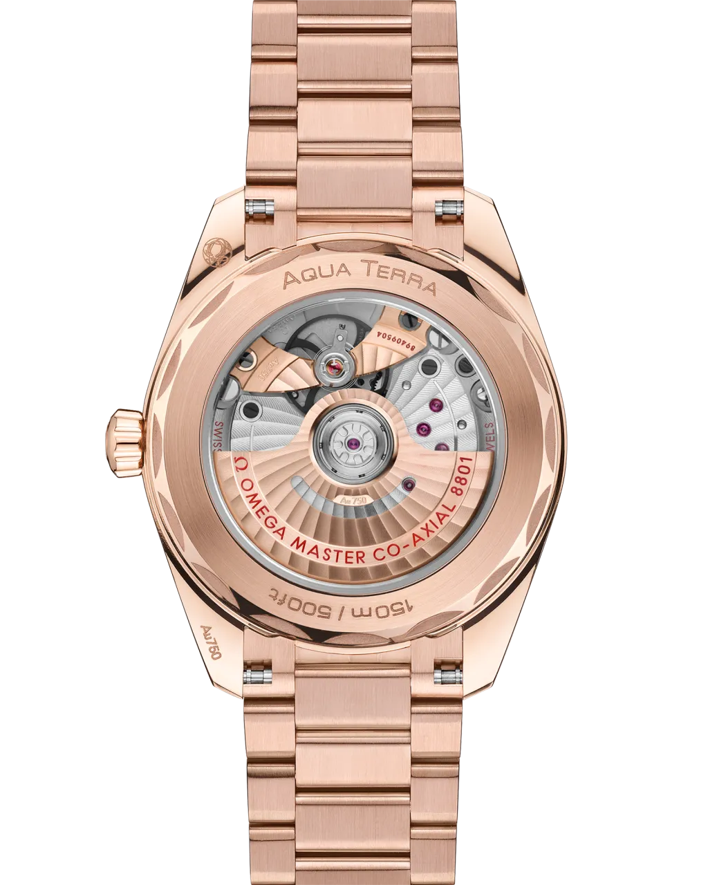 Omega Seamaster Aqua Terra Shades Sedna Gold 22055382009001 detay görseli 1