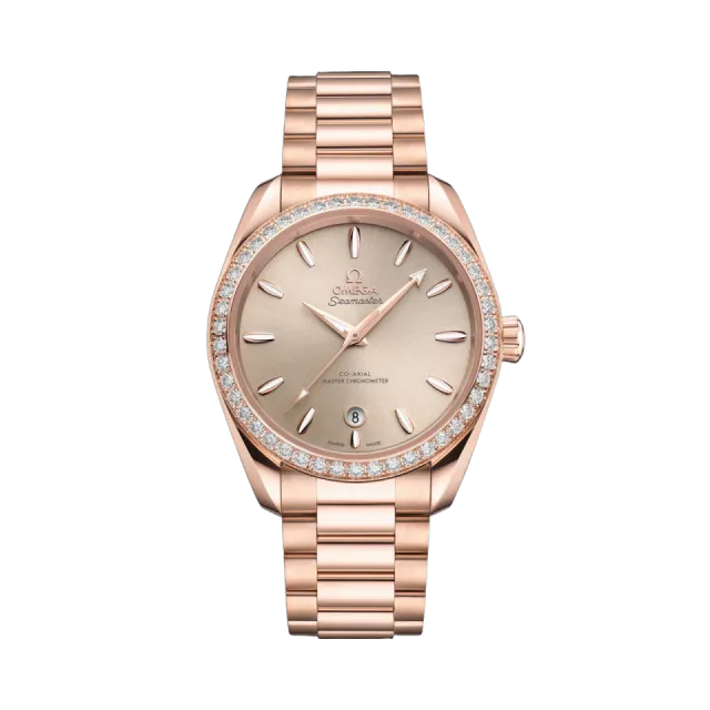 Beğenmek için çift tıkla Omega Seamaster Aqua Terra Shades Sedna Gold 22055382009001 Görsel 1