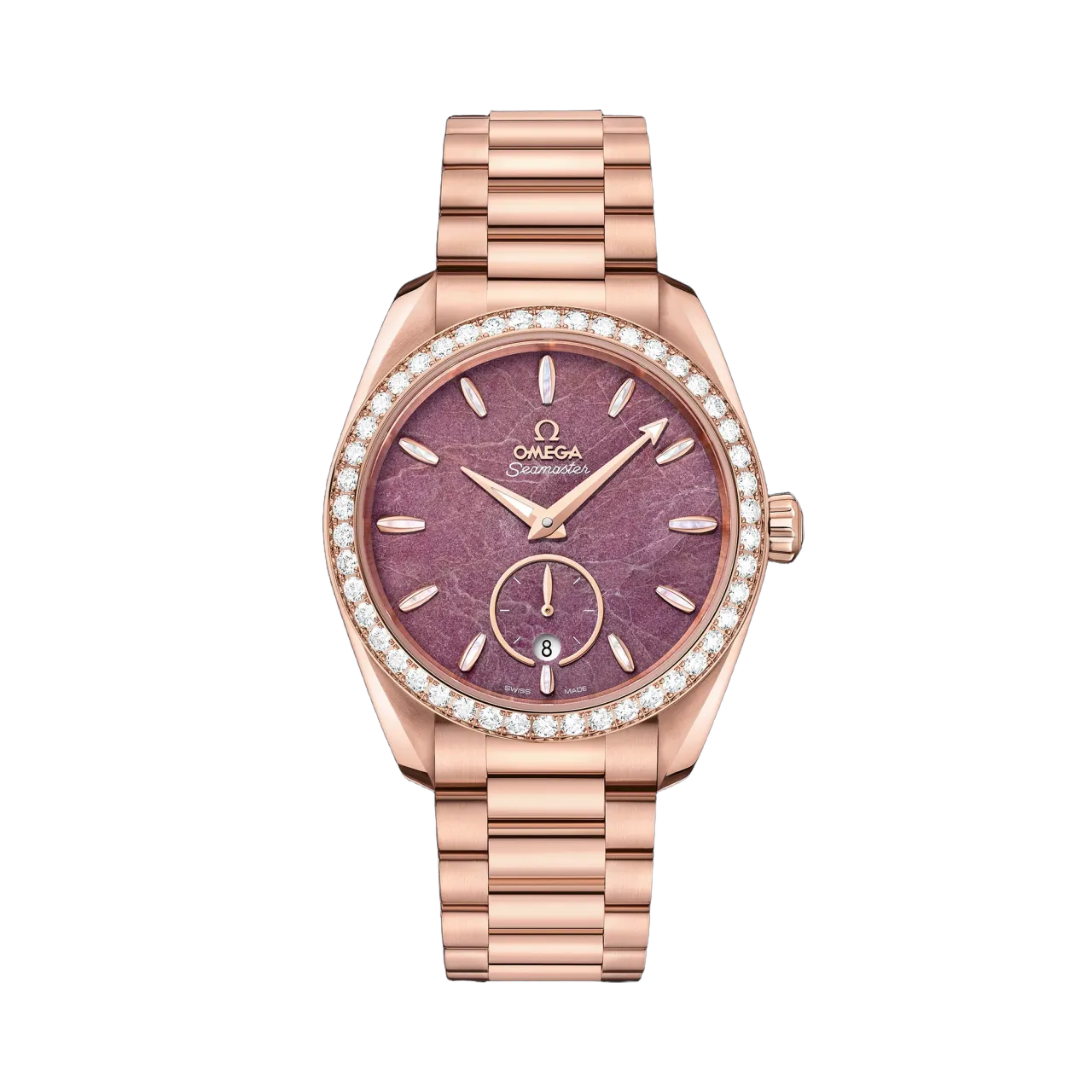 Omega Seamaster Aqua Terra 150M Sedna Gold Purple 22055382099001