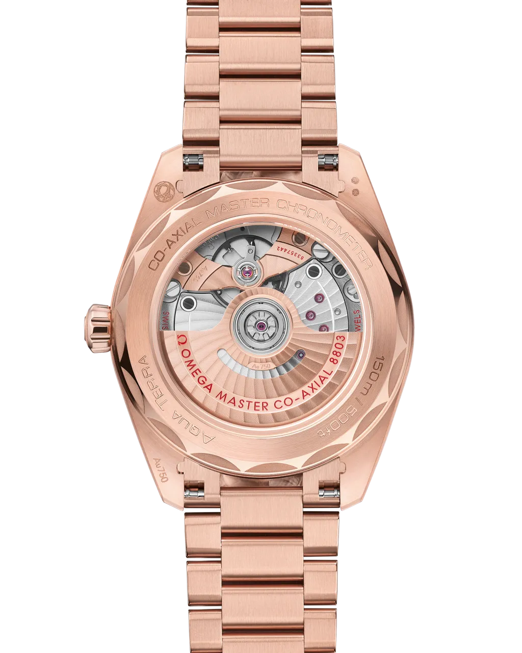 Omega Seamaster Aqua Terra 150M Sedna Gold Purple 22055382099001 detay görseli 1