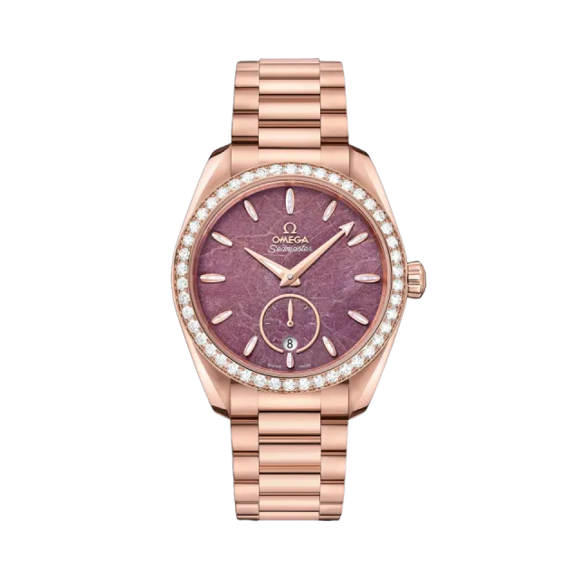 Beğenmek için çift tıkla Omega Seamaster Aqua Terra 150M Sedna Gold Purple 22055382099001 Görsel 1
