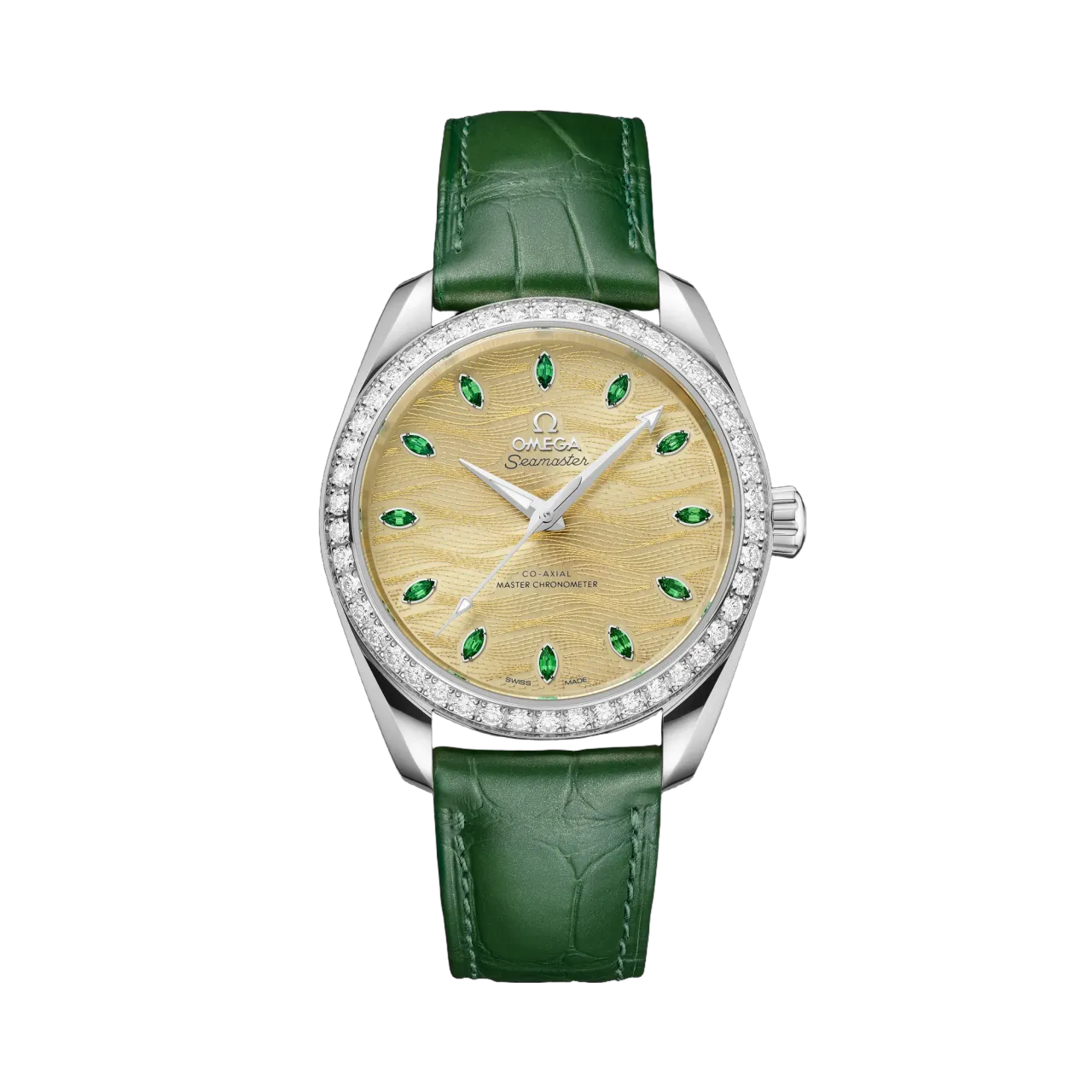 Omega Seamaster Aqua Terra 150M Canopus Gold™ on Alligator 22058382099008