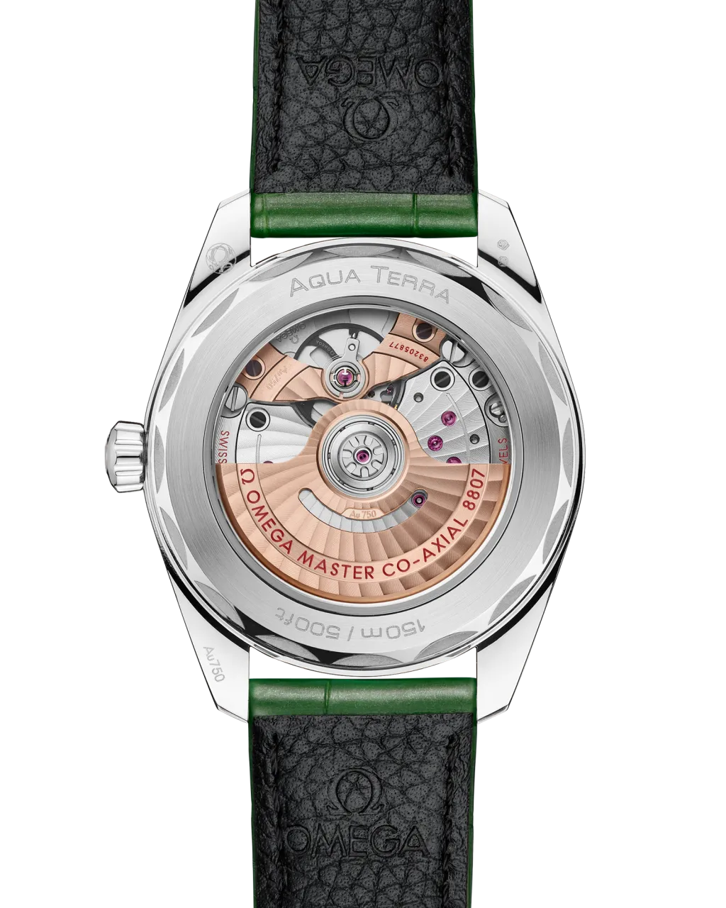 Omega Seamaster Aqua Terra 150M Canopus Gold™ on Alligator 22058382099008 detay görseli 1