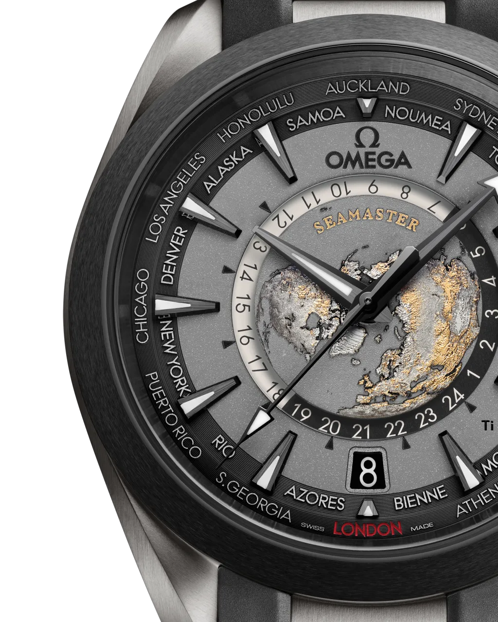 Omega Seamaster Aqua Terra 150M Grey Otomatik 22092432299001 detay görseli 2