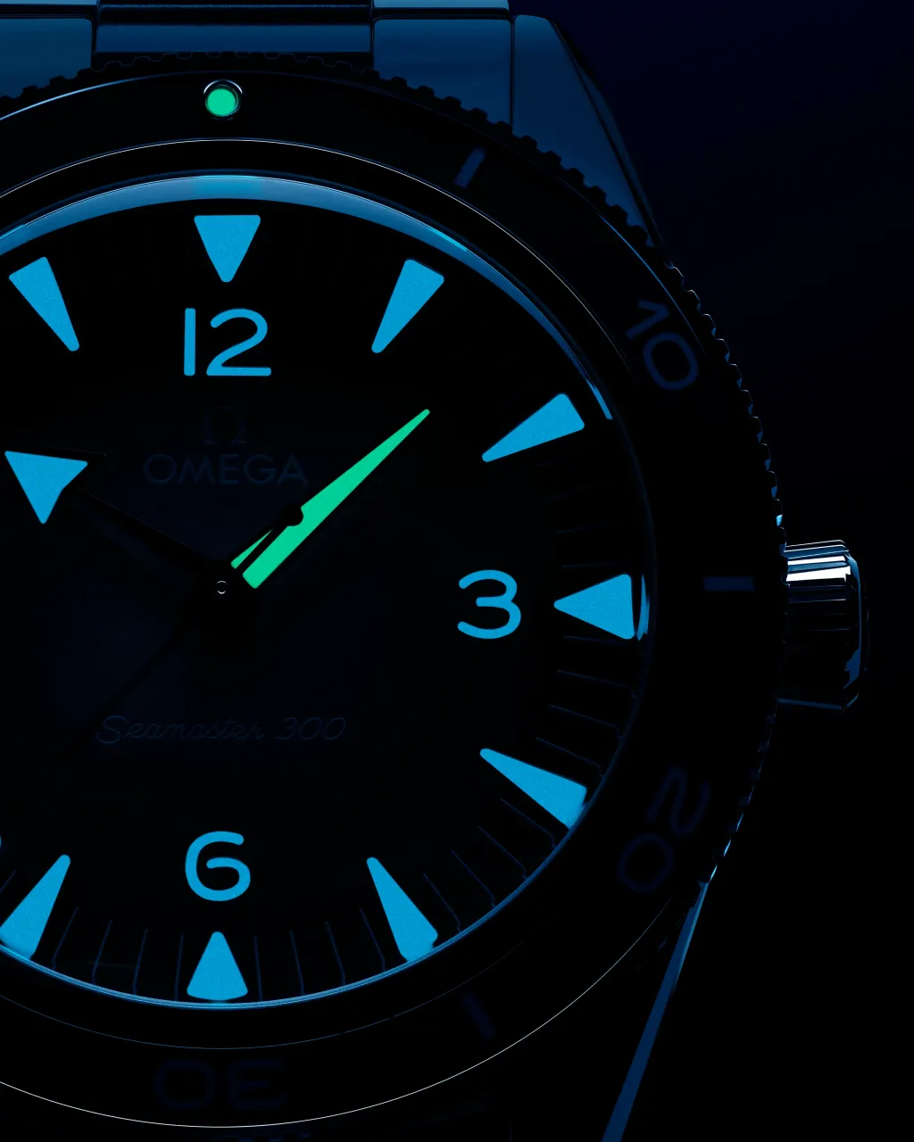 Omega Seamaster 300 Otomatik Mavi 23430412103002 detay görseli 4