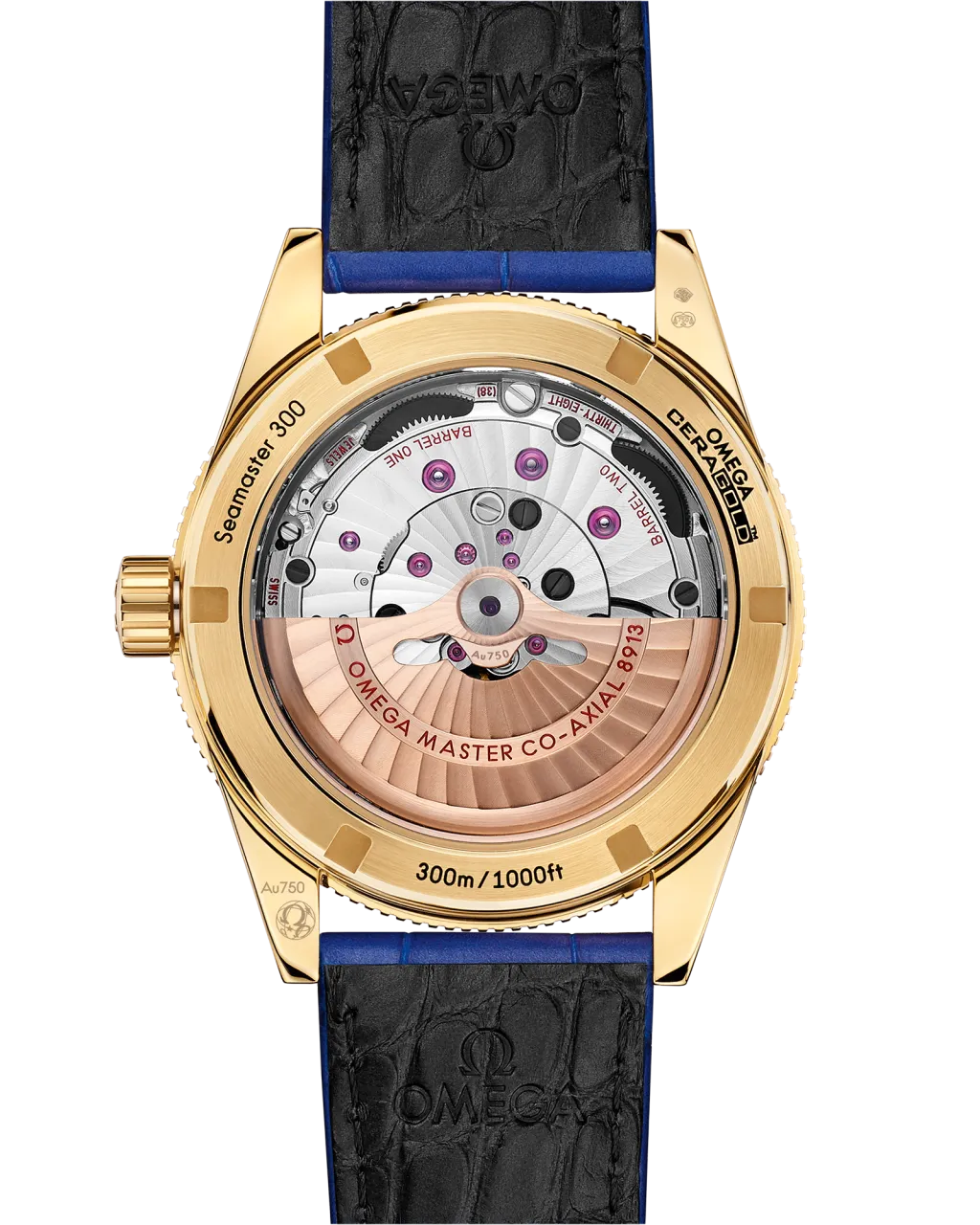 Omega Seamaster 300 Yellow Gold Otomatik 23463412199002 detay görseli 1