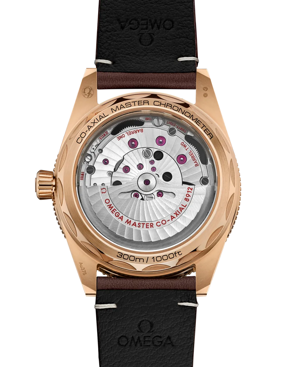 Omega Seamaster 300 Bronze Gold Leather Strap 23492412110001 detay görseli 1