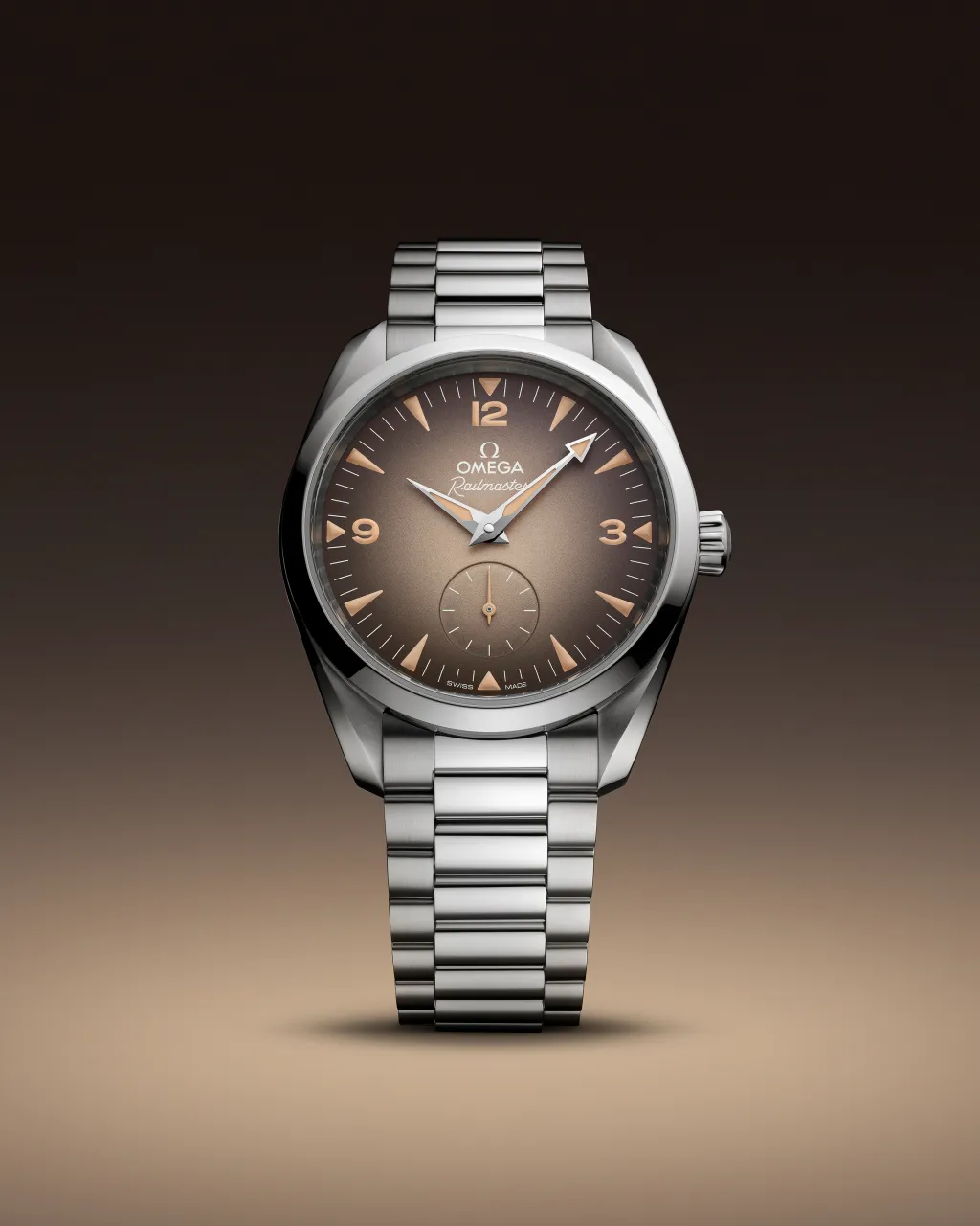 Omega Seamaster Railmaster Beige Otomatik 23510382013001 detay görseli 3