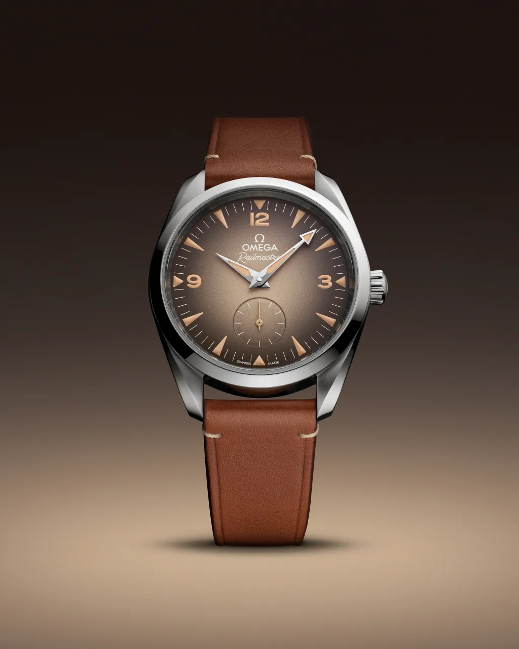 Omega Seamaster Railmaster Otomatik Brown 23512382013001 detay görseli 3