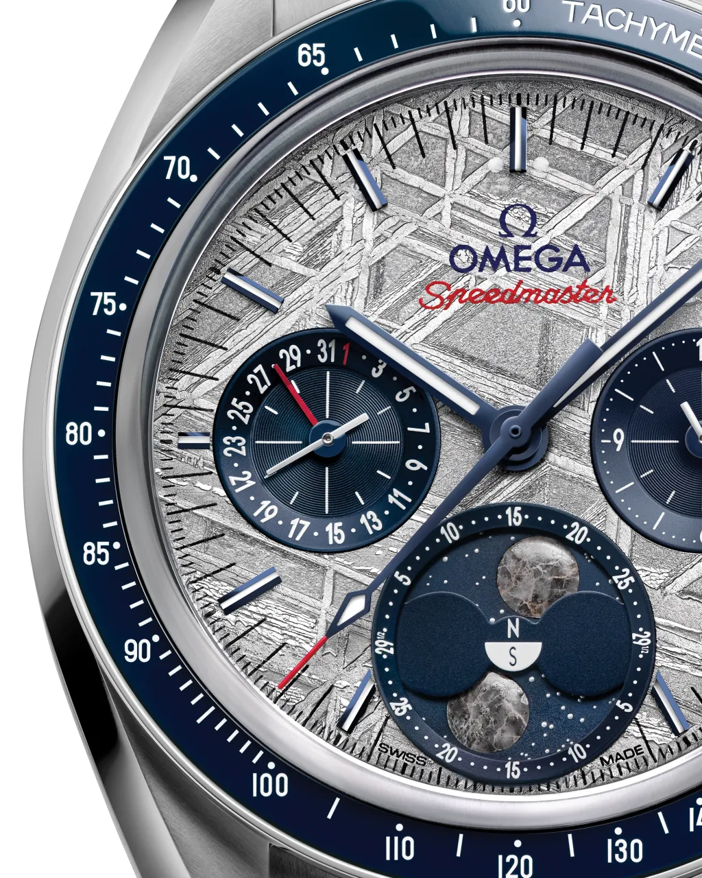 Omega Speedmaster Moonphase Meteorite 30430 detay görseli 2