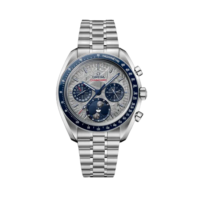 Beğenmek için çift tıkla Omega Speedmaster Moonphase Meteorite 30430 Görsel 1