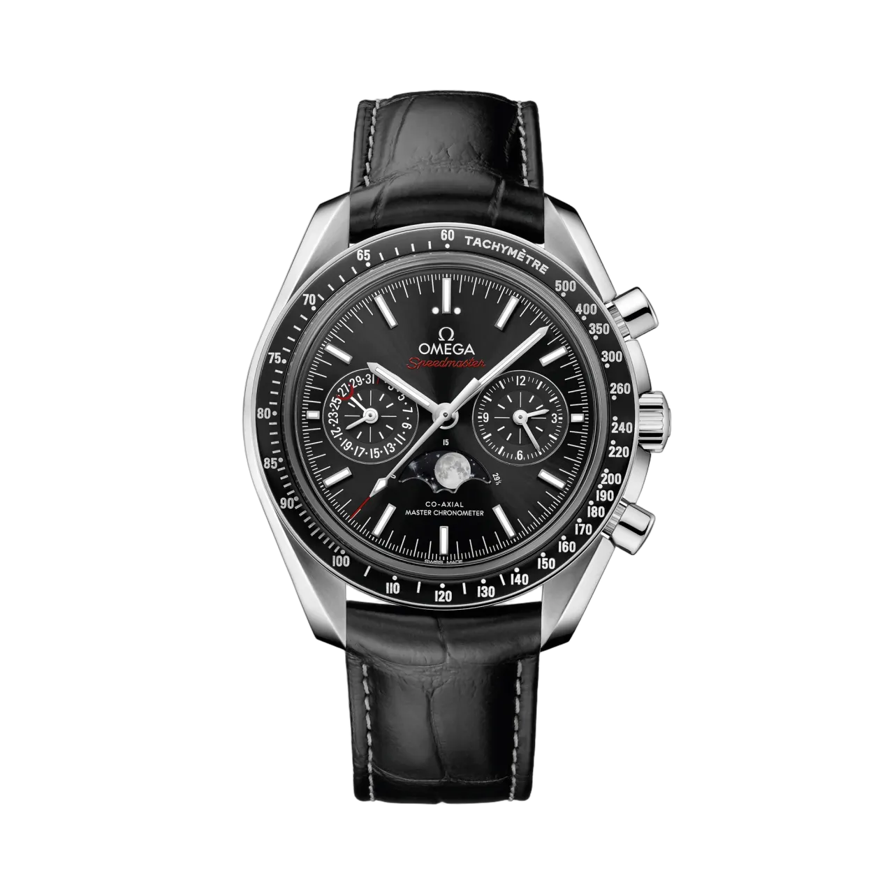 Omega Speedmaster Moonphase Black Otomatik 30433445201001