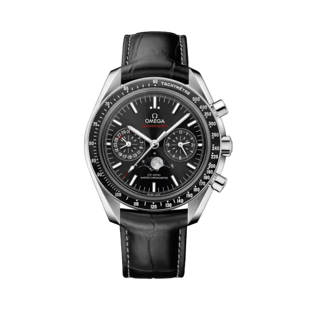 Beğenmek için çift tıkla Omega Speedmaster Moonphase Black Otomatik 30433445201001 Görsel 1