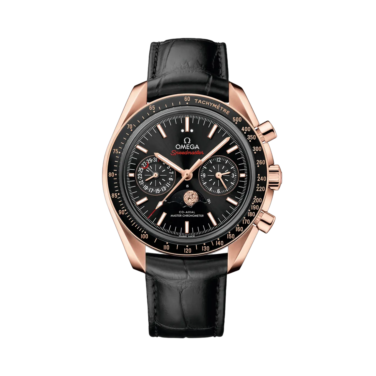 Omega Speedmaster Moonphase Otomatik Black 30463445201001