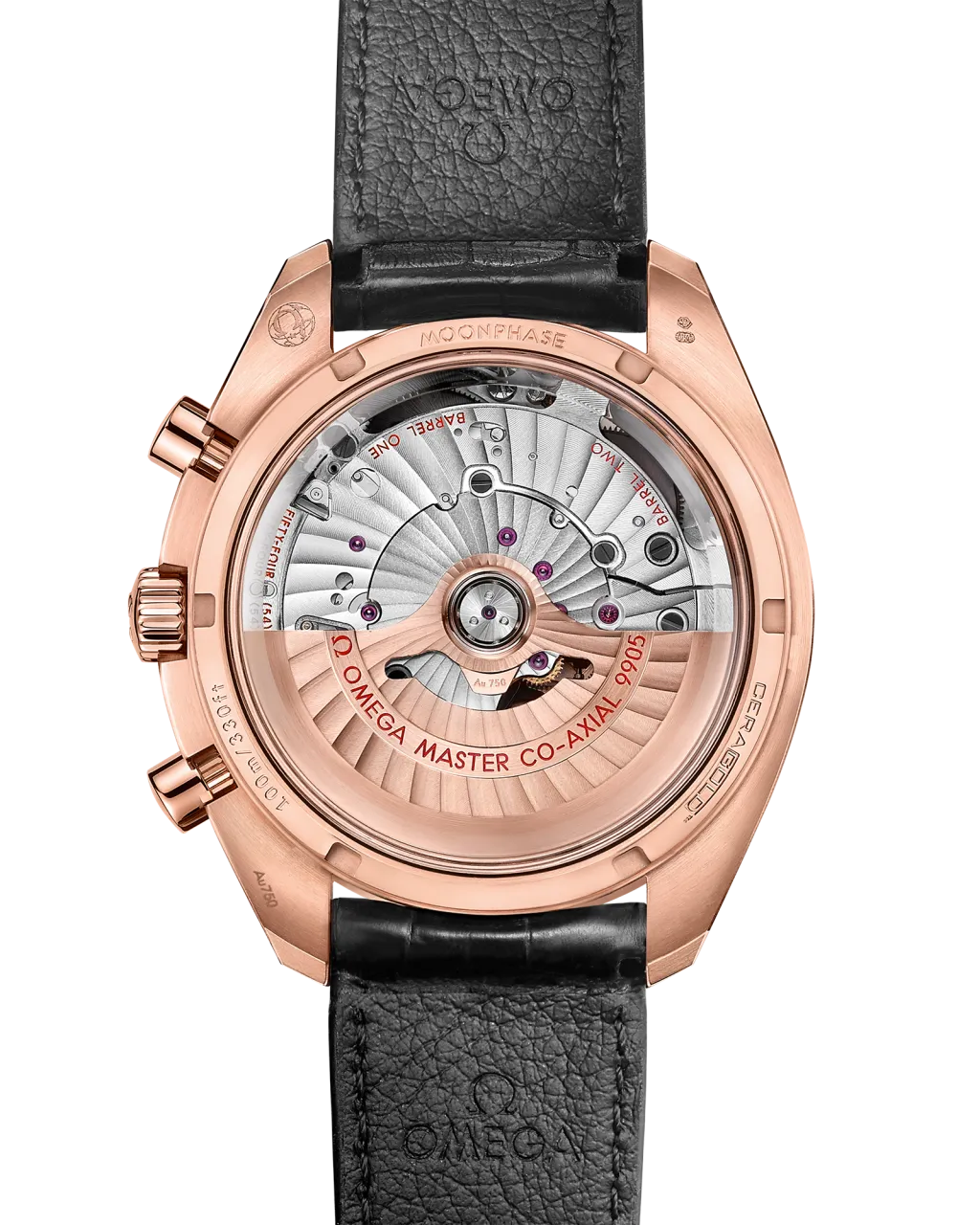 Omega Speedmaster Moonphase Otomatik Black 30463445201001 detay görseli 1