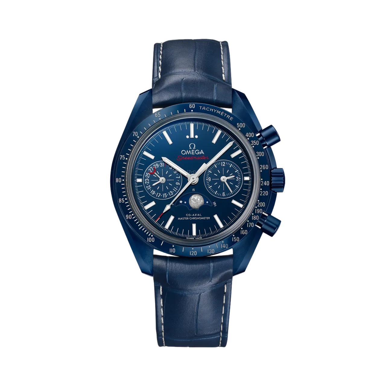 Omega Speedmaster Moonphase Blue Side Of The Moon Otomatik 30493445203001