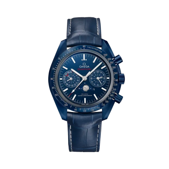 Omega Speedmaster Moonphase Blue Side Of The Moon Otomatik 30493445203001 Görsel 1