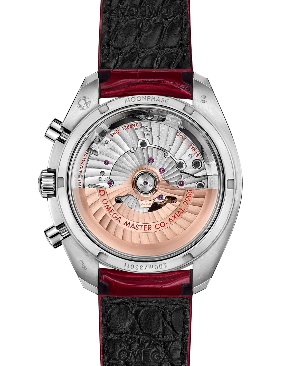 Omega Speedmaster Moonphase Platinum 30493445299002 detay görseli 1
