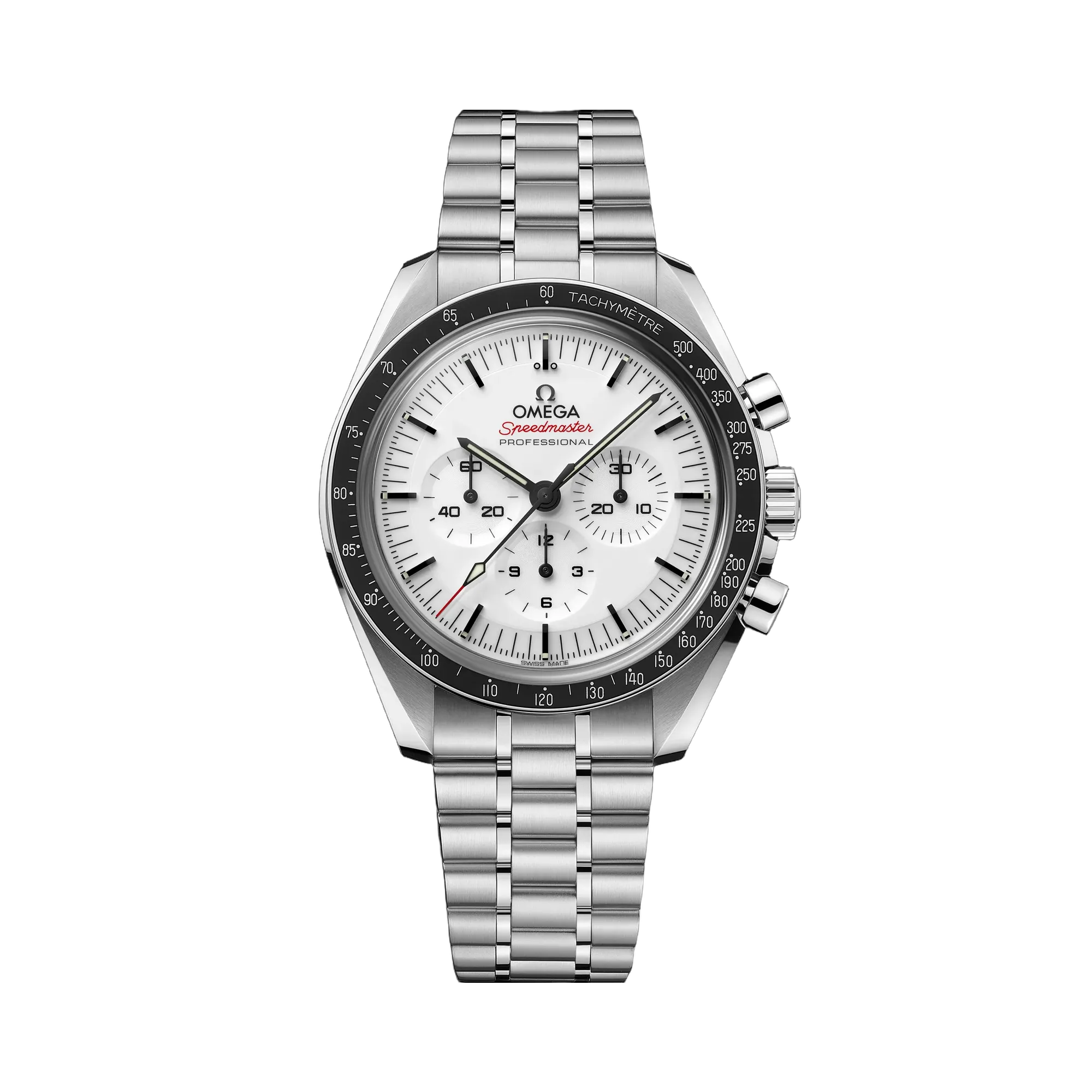 Omega Speedmaster Moonwatch beyaz