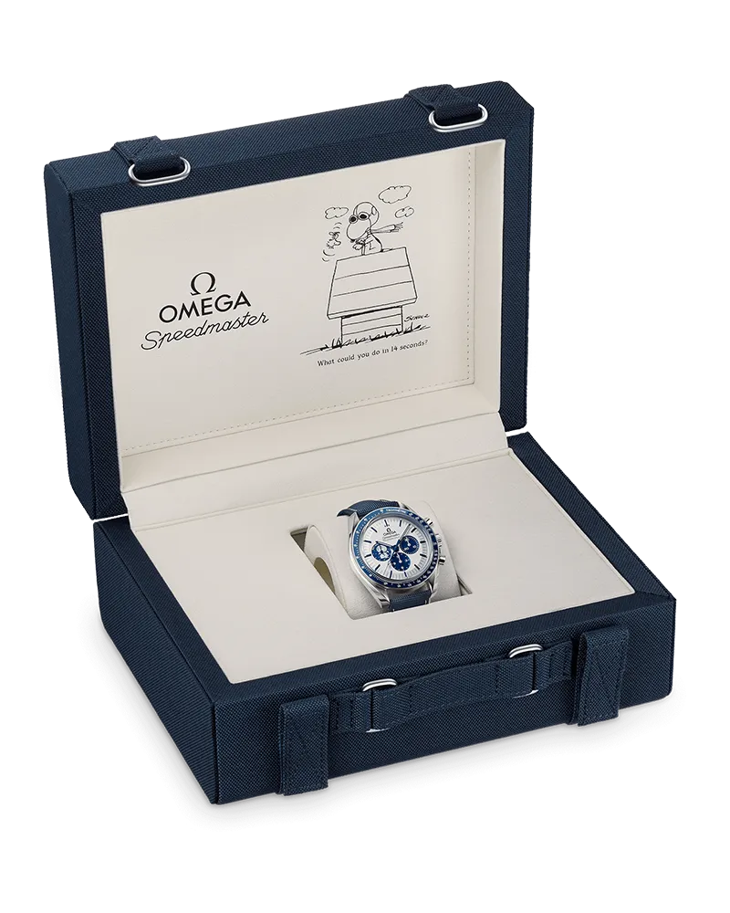 Omega Speedmaster Anniversary Series Silver Snoopy Award 31032425002001 detay görseli 5