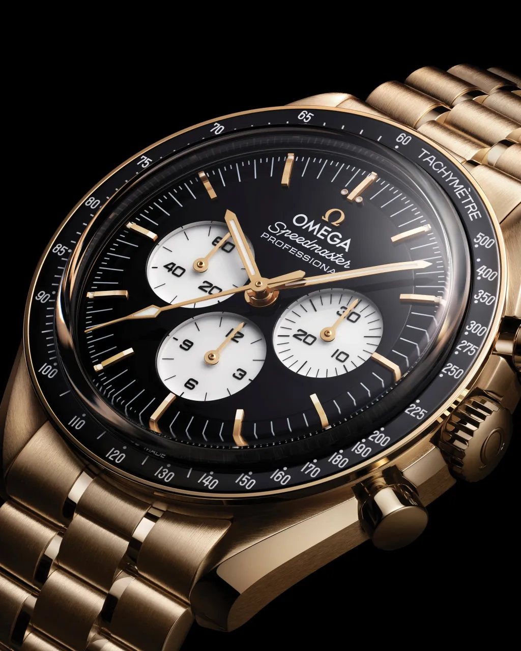Omega Speedmaster Moonwatch Professional Moonshine Gold 31060425001002 detay görseli 3