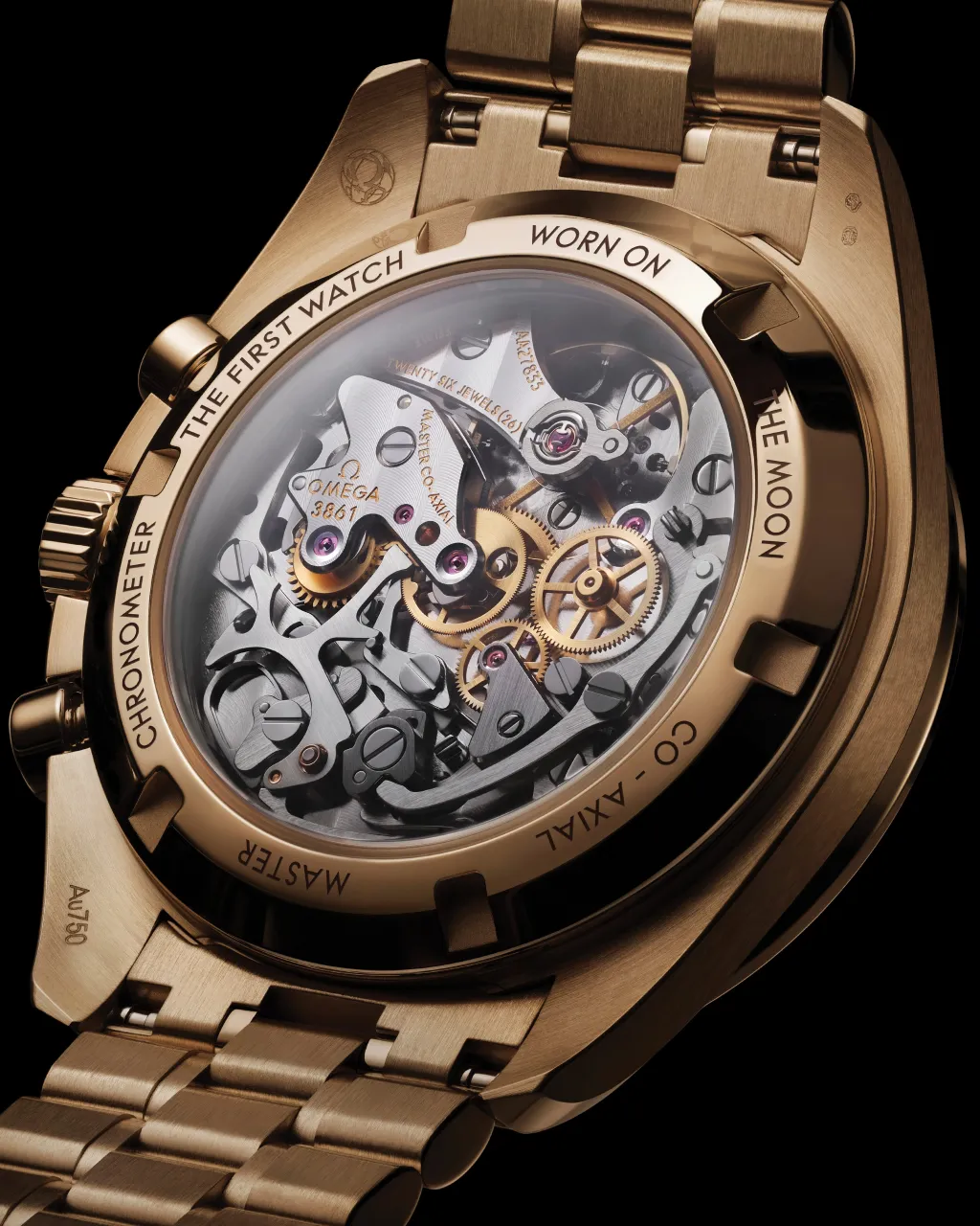 Omega Speedmaster Moonwatch Professional Moonshine Gold 31060425001002 detay görseli 4