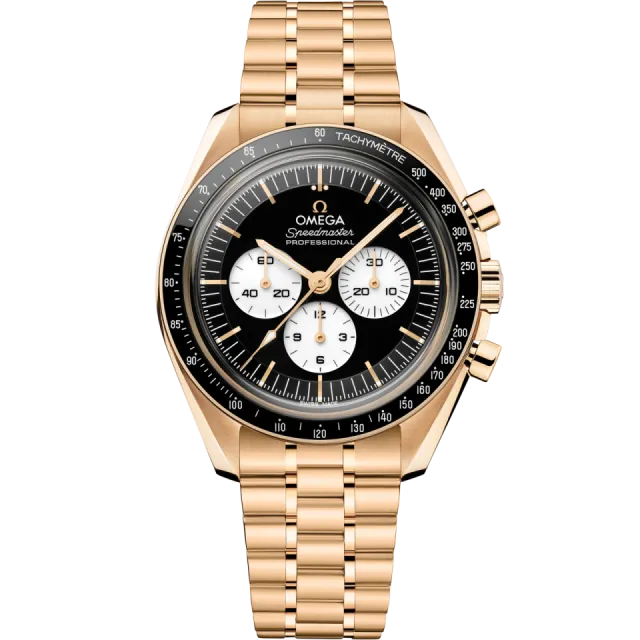 Beğenmek için çift tıkla Omega Speedmaster Moonwatch Professional Moonshine Gold 31060425001002 Görsel 1