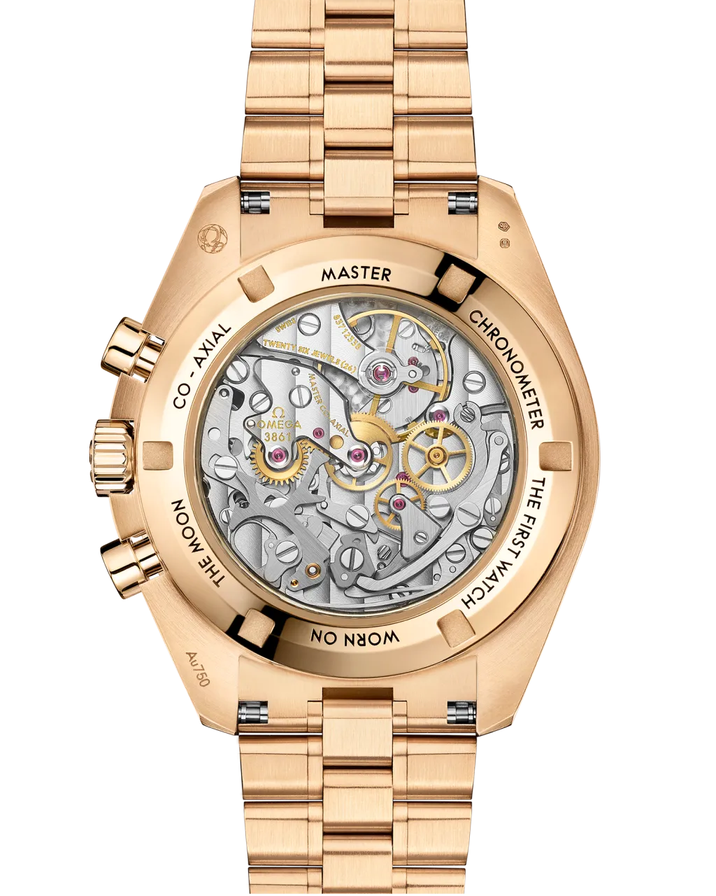 Omega Speedmaster Moonwatch Professional Moonshine Gold 31060425099002 detay görseli 1