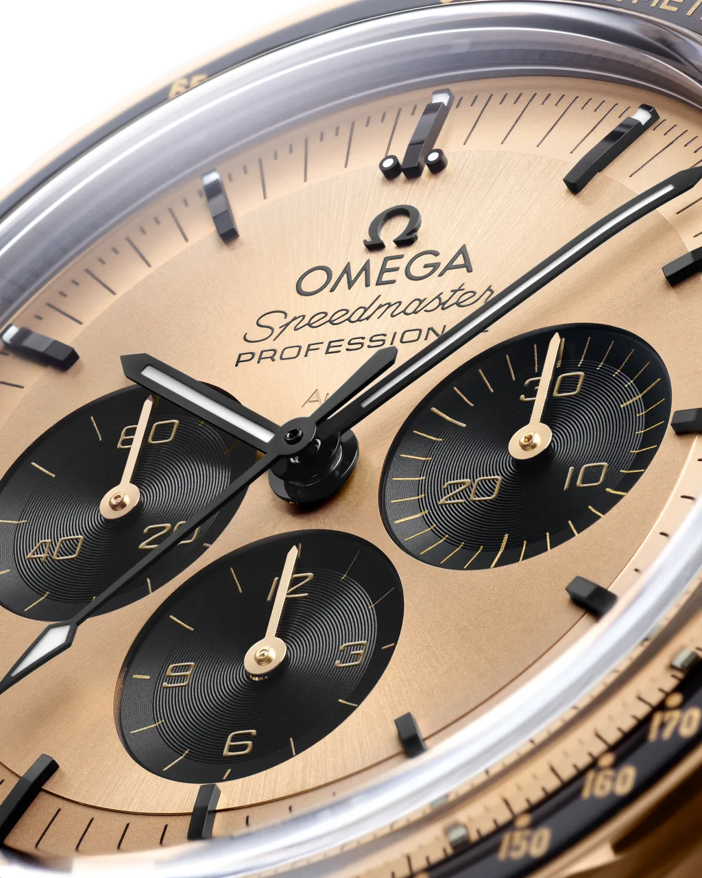 Omega Speedmaster Moonwatch Professional Moonshine Gold 31060425099002 detay görseli 2